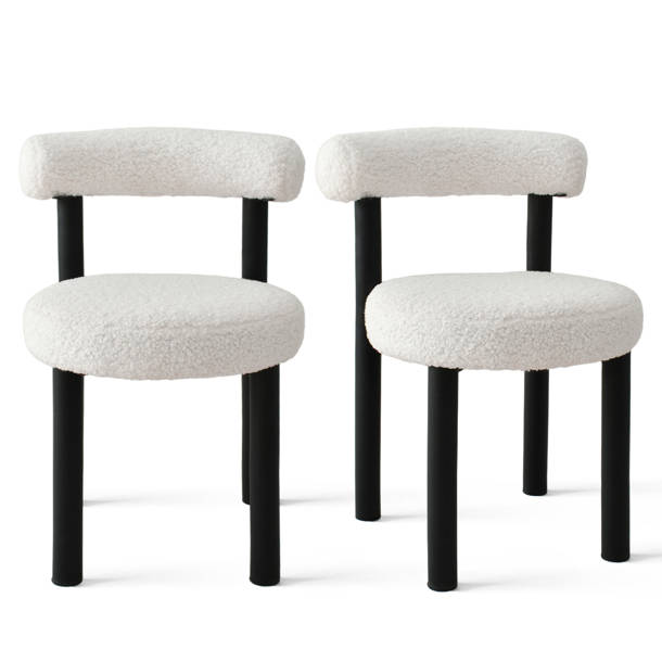 Joss & Main Vivica Boucle Upholstered Parsons Chair | Wayfair
